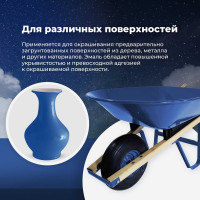 Универсальная акриловая эмаль SKYRON синяя RAL5005 SR-15005