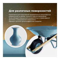 Универсальная эмаль SKYRON металлик голубая SR-19130