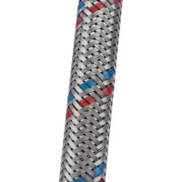 Подводка для смесителей СТМ сталь, 1/2xM10x50 см., длинный штуцер CWFLS050