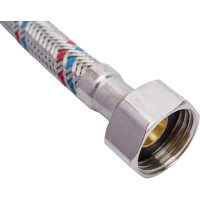 Подводка для смесителей СТМ сталь, 1/2xM10x50 см., длинный штуцер CWFLS050