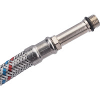 Подводка для смесителей СТМ сталь 1/2xM10x 40 см., длинный штуцер CWFLS040