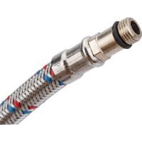 Подводка для смесителей СТМ сталь, 1/2xM10x40 см., короткий. штуцер CWFSS040