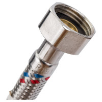 Подводка для смесителей СТМ сталь, 1/2xM10x40 см., короткий. штуцер CWFSS040