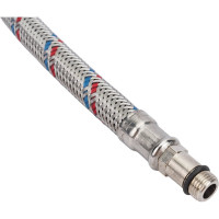 Подводка для смесителей СТМ сталь, 1/2xM10x50 см., короткий штуцер CWFSS050