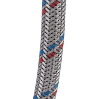 Подводка для смесителей СТМ сталь, 1/2xM10x100 см., короткий штуцер CWFSS100