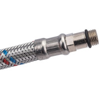 Подводка для смесителей СТМ сталь, 1/2xM10x100 см., короткий штуцер CWFSS100