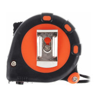 Рулетка ЕРМАК 3 фиксатора, двукомпонентный корпус, 3м х 16мм 658-124