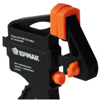 Универсальная F-образная струбцина ЕРМАК 150х265х45 пластмассовый корпус 668-045