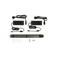 Панель LANMASTER POE, 19, 24 порта, с двумя блоками питания 48V 120W LAN-PP24-POE/A2