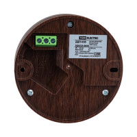 Датчик движения TDM ELECTRIC ДДП-03В "ЭКО" 1200Вт, 10-900с, 6м , 3+Лк, 120 сбоку+360 сверху градусов, IP33, венге SQ0324-0044