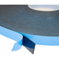 Двусторонняя клейкая лента  на вспененной основе NORM 19 мм х 50 м, черная SK-19