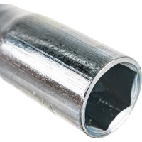 Свечной ключ Дело Мастера трубчатый, 16 мм, длина 270 мм, с магнитом цинк 270117/048