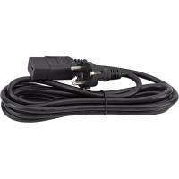 Шнур питания LANMASTER C19-Schuko, 3х1.5, 220В, 16А, 3 м LAN-PP19/SH-16A-3.0 LAN-PP19/SH-3.0-BK