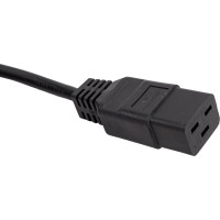 Шнур питания LANMASTER C19-Schuko, 3х1.5, 220В, 16А, 3 м LAN-PP19/SH-16A-3.0 LAN-PP19/SH-3.0-BK