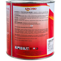 Эмаль Красиво ПФ-115 черная, банка 2,7 кг 4690417011186