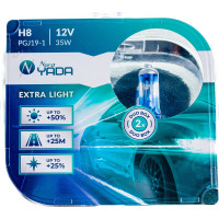 Лампа Nord-Yada H8 12V 35W EXTRA LIGHT +50 % Plastic case - 2шт 907366