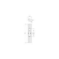 Петля для металлических дверей APECS 140х20-B (пакет) 29944