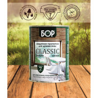 Защитная пропитка для дерева Бор Classic для наружных работ, дуб 2,7 кг 4690417078714