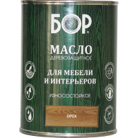 Масло для дерева, мебели и интерьеров Бор орех, 0,64 кг 4690417074259