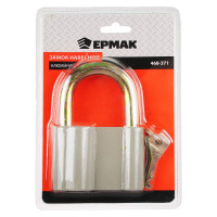 Навесной замок ЕРМАК Алюминий 80 мм 468-371