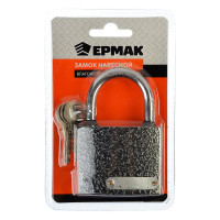 Навесной замок ЕРМАК Влагонепроницаемый металл, 66 мм 468-093