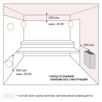 Настенно-потолочный светильник TDM ELECTRIC НПБ400П белый, IP54, 60 Вт, основание-поликарбонат, Народный SQ0303-1501