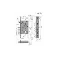Дверной замок CRIT А3 Ассистент 03124