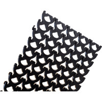 Стяжки пластиковые (хомуты) TDM ELECTRIC чёрные ПУ многозвенные RS 10x300 упаковка 20 штук SQ0515-0604