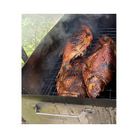 Двухуровневая коптильня Петромаш, 35х25х20 см, сталь, 0.8 мм 59918