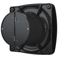 Осевой вытяжной вентилятор DICITI RIO 4C Matt black, диаметр 98 мм, декоративный 90-06889