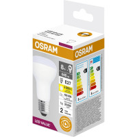 Светодиодная лампа OSRAM LED Value, R, E27, 640Лм, 8Вт, замена 60Вт, 3000К, теплый белый свет 4058075581838