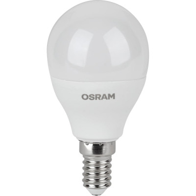 Светодиодная лампа OSRAM LED Value P E14 800лм 10Вт замена 75Вт 6500К холодный белый свет 4058075579774