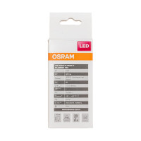 Светодиодная лампа OSRAM LED STAR, P, шар, 5Вт, E14, 600 Лм, 4000 К, нейтральный белый свет 4058075212480