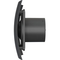 Осевой вытяжной вентилятор ERA BREEZE 4C Matt black, диаметр 98 мм, декоративный 90-06903