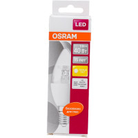Светодиодная лампа OSRAM LED STAR, B, свеча, 5Вт, E14, 470 Лм, 2700 К, теплый белый свет 4058075318120