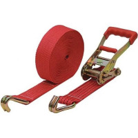 Ремень для крепления груза FIT храповый механизм 230 мм, лента 55 мм x 12 м, 5000/10000 кг 64924