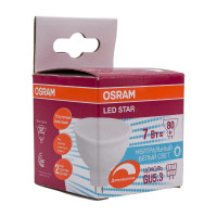 Светодиодная лампа OSRAM DIM MR16 7Вт GU5.3 600 Лм 4000 К Нейтральный белый свет 4058075229037