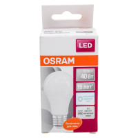 Светодиодная лампа OSRAM LED STAR A Стандарт 5.5Вт E27 470 Лм 6500 К Холодный белый свет 4052899971523