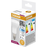 Светодиодная лампа OSRAM LED Value R E14 560лм 7Вт замена 60Вт 6500К холодный белый свет 4058075581753