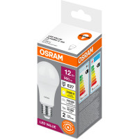 Светодиодная лампа OSRAM LED Value A E27 960лм 12Вт замена 100Вт 3000К теплый белый свет 4058075578975