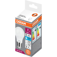 Светодиодная лампа OSRAM LED Value A E27 560лм 7Вт замена 60Вт 6500К холодный белый свет 4058075578791