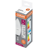 Светодиодная лампа OSRAM LED Value B E14 560лм 7Вт замена 60Вт 4000К нейтральный белый свет 4058075578944