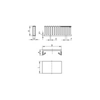 Кабель-канал DKC перфорированный 25x30 L2000 T1 G 00126RLDIY