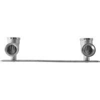 Планка для смесителя MPF 1/2" монтажная с двумя водорозетками в/в ИС.072263