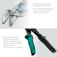 Правые усиленные ножницы по металлу KRAFTOOL Alligator 250 мм 2328-OR