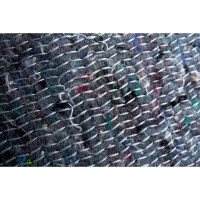 Тряпка для пола 1-2-PRO ЭКОНОМ хлопок, 80х100 см, серая, 1 шт ТПХ810Э