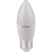 Светодиодная лампа OSRAM LED STAR B, свеча, 6.5Вт, E27, 550 Лм, 4000 К, нейтральный белый свет 4058075134201