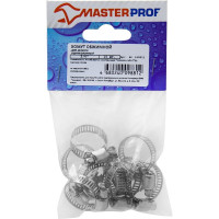 Обжимной оцинкованный хомут для шланга MasterProf 3/4" 10 шт. ИС.140811