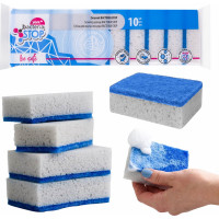 Антибактериальные губки для посуды YORK БАКТЕРИЯ СТОП 10 шт 034010