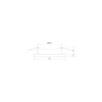Встраиваемый светильник Elektrostandard 123 MR16, серебро a053356